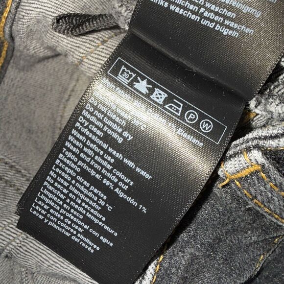 Ba&Sh Django High Rise Wide Leg Pocketed Jeans in Blackstone Size 2 (6US) EUC - Picture 10 of 13